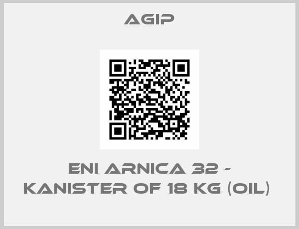 Agip-Eni Arnica 32 - kanister of 18 kg (oil) 