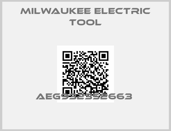 Milwaukee Electric Tool-AEG932352663 