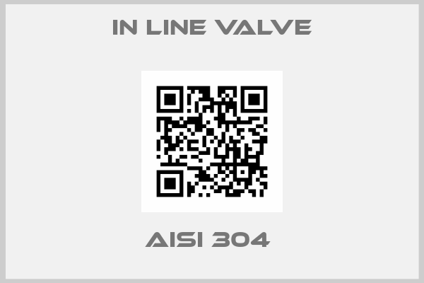 In line valve-AISI 304 