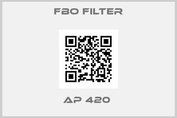 FBO Filter-AP 420 