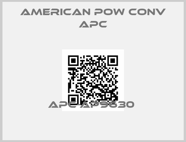 American Pow Conv APC-APC-AP9630 