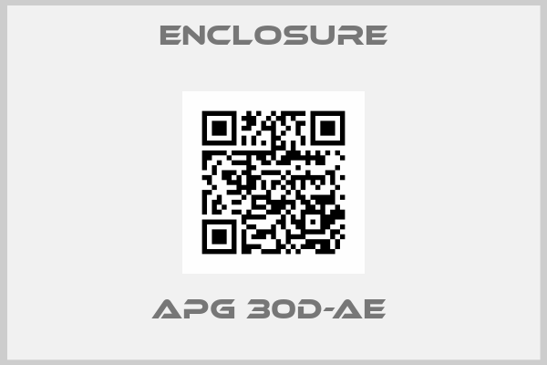 Enclosure-APG 30D-AE 