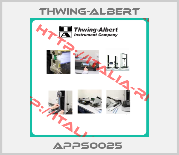 Thwing-Albert-APPS0025 
