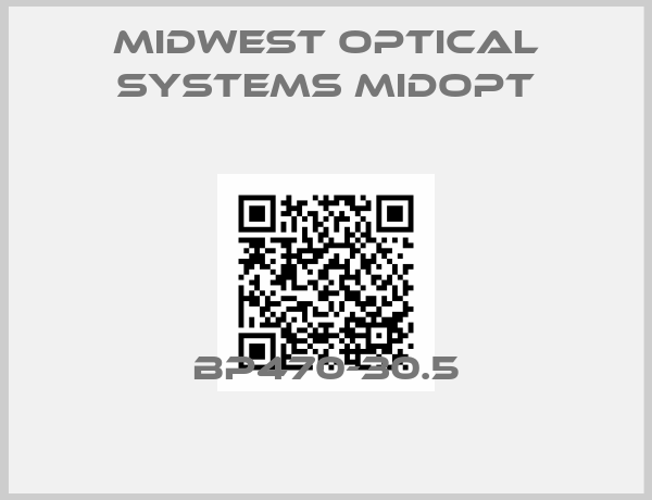 Midwest Optical Systems Midopt-BP470-30.5