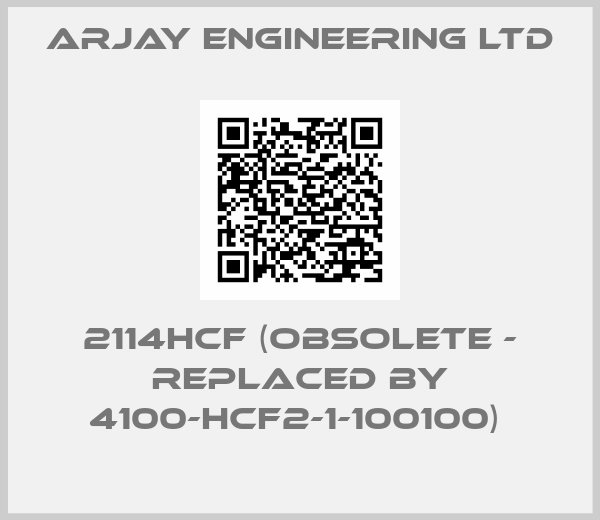 Arjay Engineering Ltd-2114HCF (obsolete - replaced by 4100-HCF2-1-100100) 