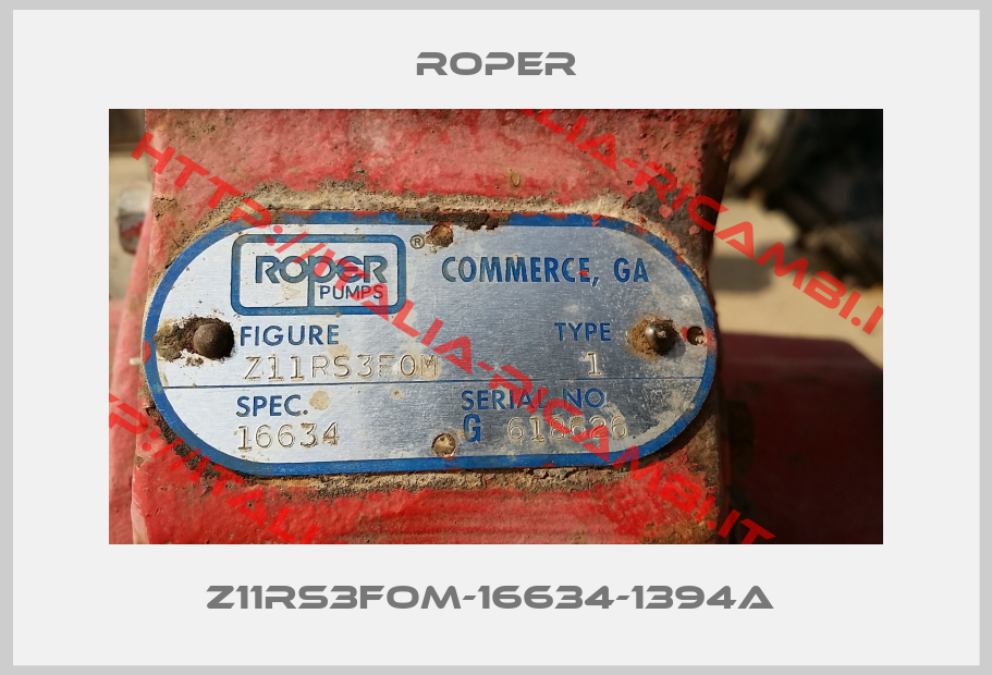 ROPER-Z11RS3FOM-16634-1394A 