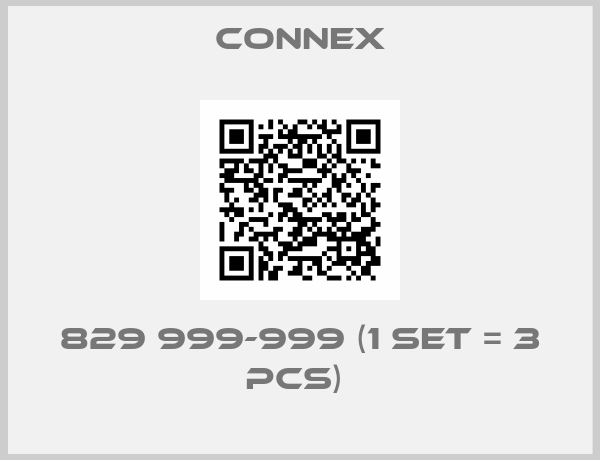 Connex-829 999-999 (1 set = 3 pcs) 