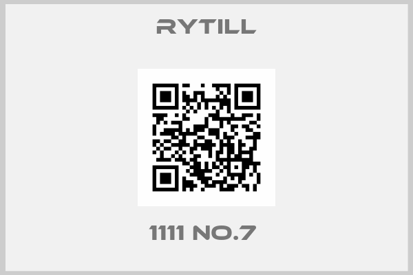 Rytill-1111 No.7 