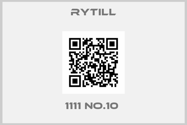 Rytill-1111 No.10 