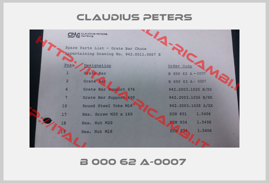 Claudius Peters-B 000 62 A-0007 