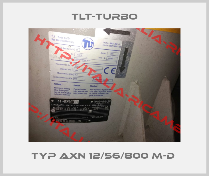 TLT-Turbo-Typ AXN 12/56/800 M-D 
