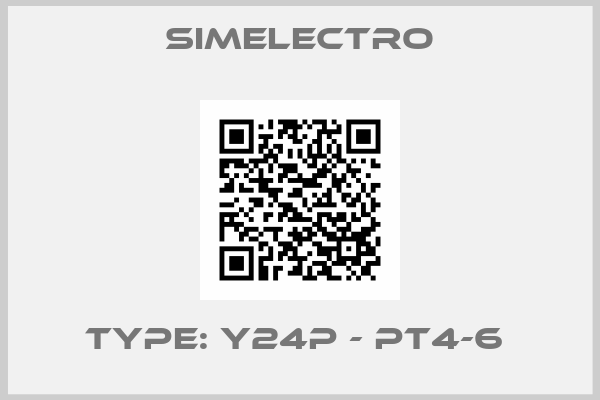SIMELECTRO-Type: Y24P - PT4-6 