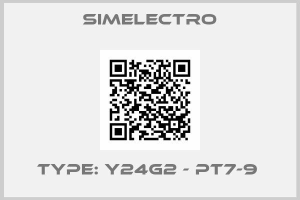 SIMELECTRO-Type: Y24G2 - PT7-9 
