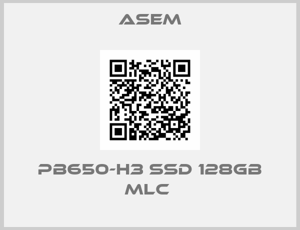 ASEM-PB650-H3 SSD 128GB MLC 