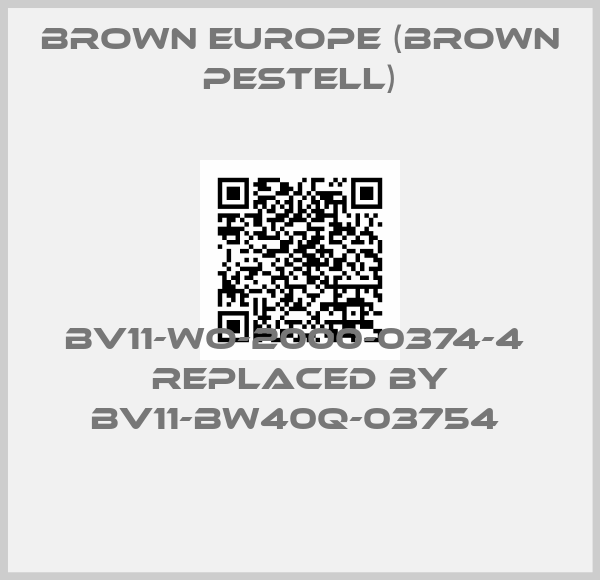 Brown Europe (Brown Pestell)-BV11-WO-2000-0374-4  REPLACED BY BV11-BW40Q-03754 