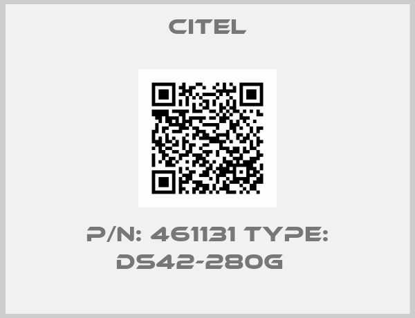 Citel-P/N: 461131 Type: DS42-280G  