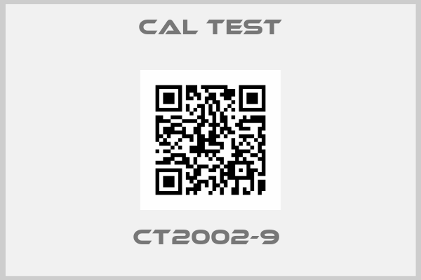 Cal Test-CT2002-9 