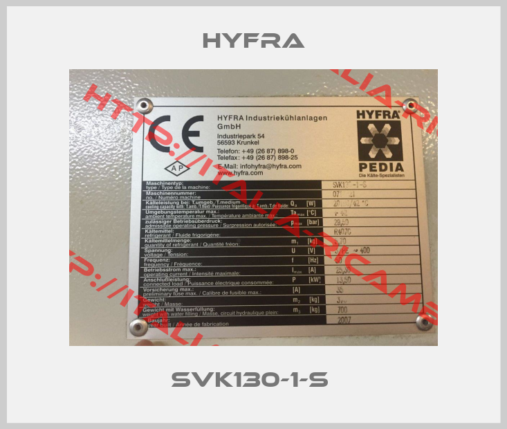 Hyfra-SVK130-1-S 