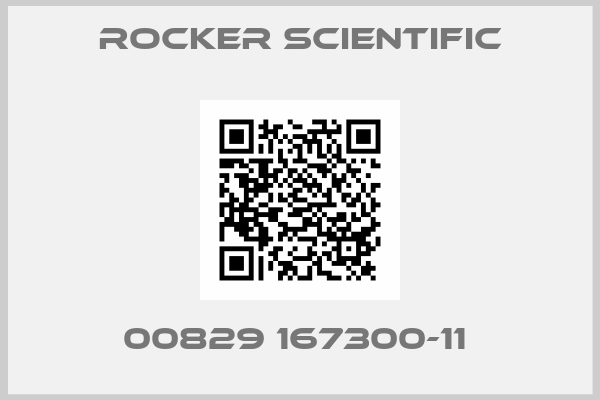 Rocker Scientific-00829 167300-11 