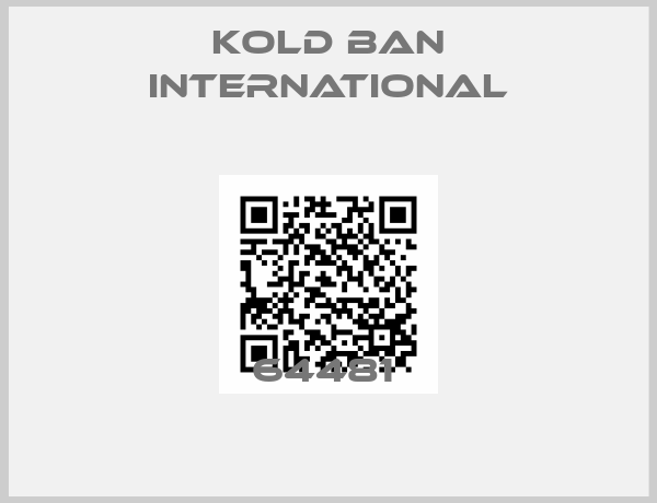 Kold Ban International-64481 