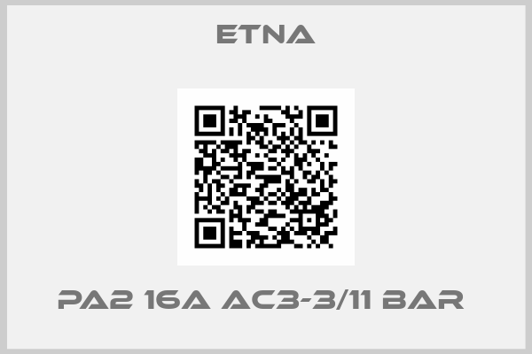 Etna-PA2 16A AC3-3/11 BAR 