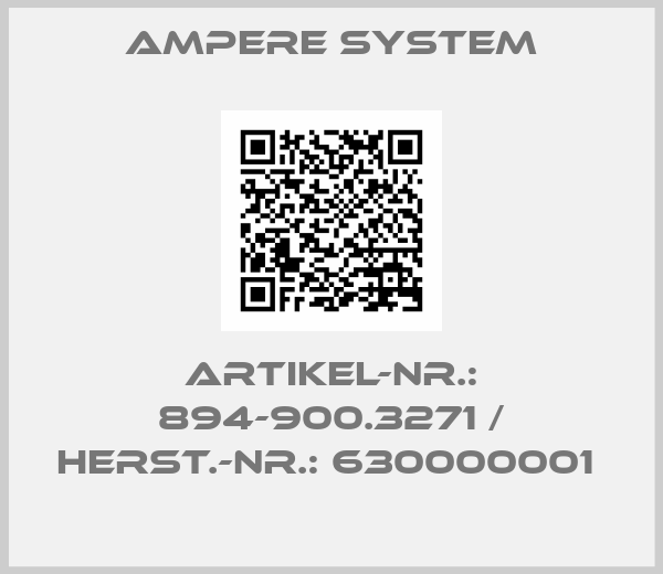 Ampere System-ARTIKEL-NR.: 894-900.3271 / HERST.-NR.: 630000001 