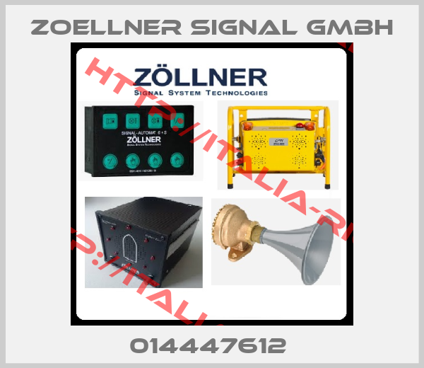 ZOELLNER SIGNAL GMBH-014447612 