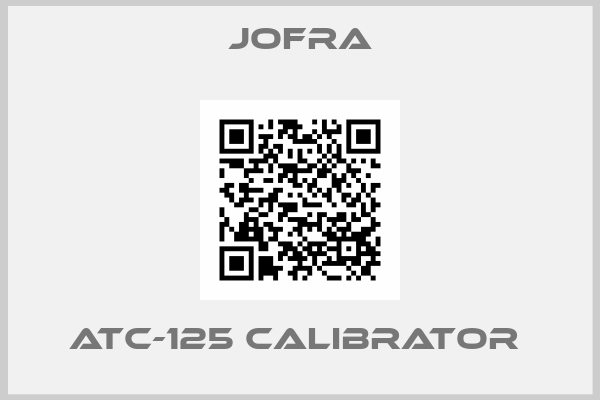 Jofra-ATC-125 CALIBRATOR 