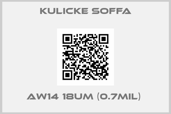 Kulicke soffa-AW14 18UM (0.7MIL) 