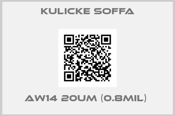 Kulicke soffa-AW14 20UM (0.8MIL) 
