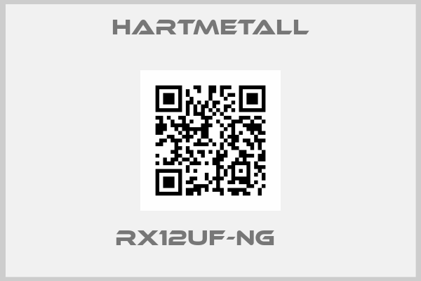 Hartmetall- RX12UF-NG    