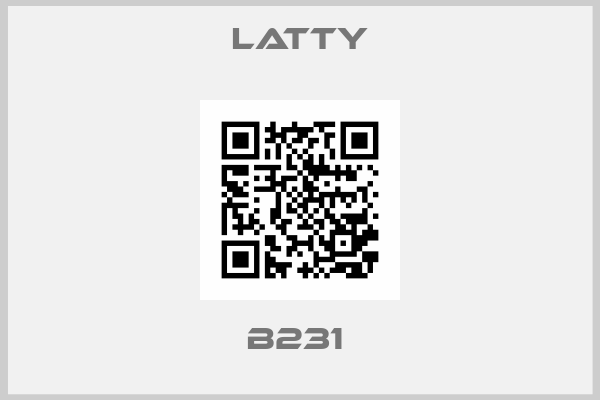 Latty-B231 