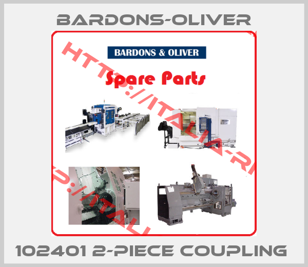 Bardons-Oliver-102401 2-PIECE COUPLING 