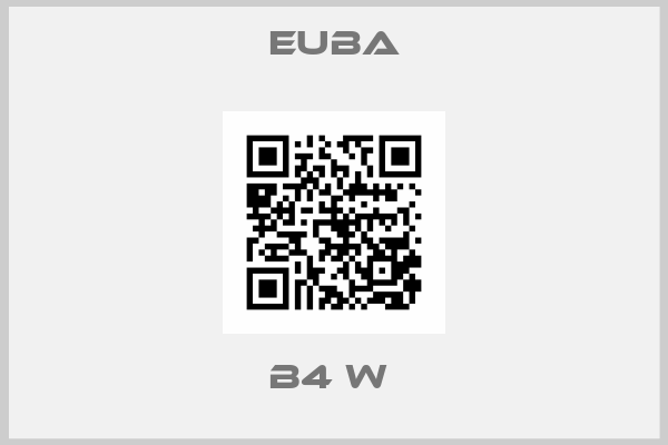 Euba-B4 W 