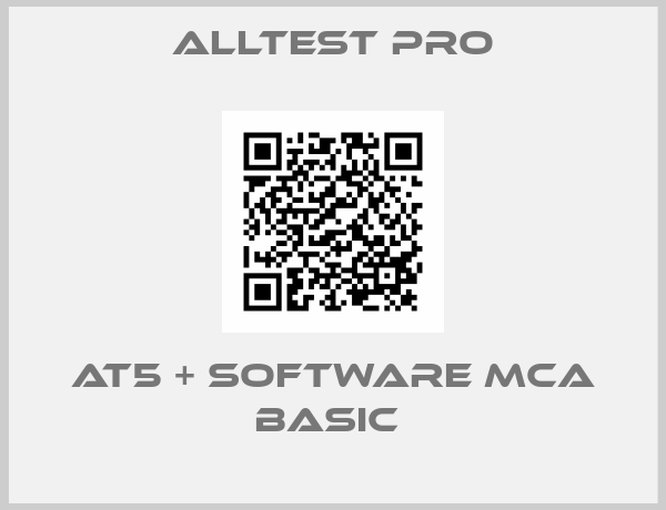 Alltest Pro-AT5 + software MCA Basic 