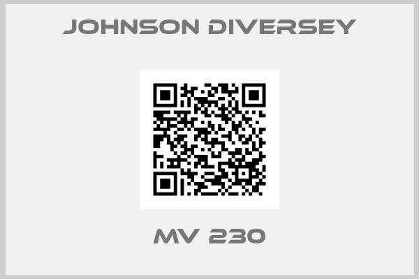 Johnson Diversey-MV 230