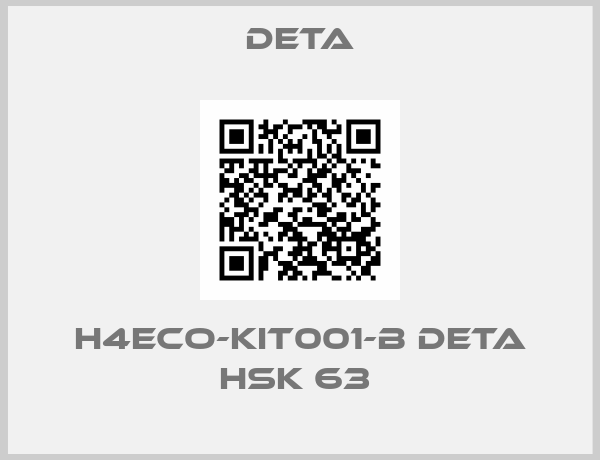 DETA-H4ECO-KIT001-B DETA HSK 63 
