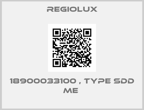 regiolux-18900033100 , type SDD me 