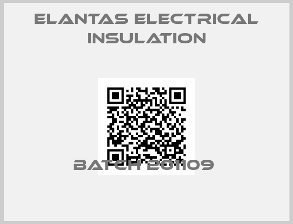 ELANTAS Electrical Insulation-BATCH 201109 