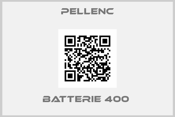 Pellenc-BATTERIE 400 