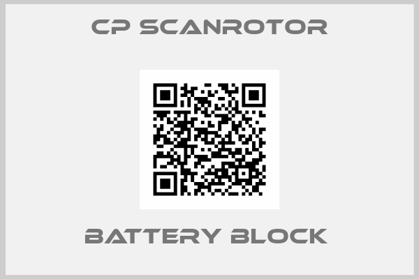 CP SCANROTOR-BATTERY BLOCK 