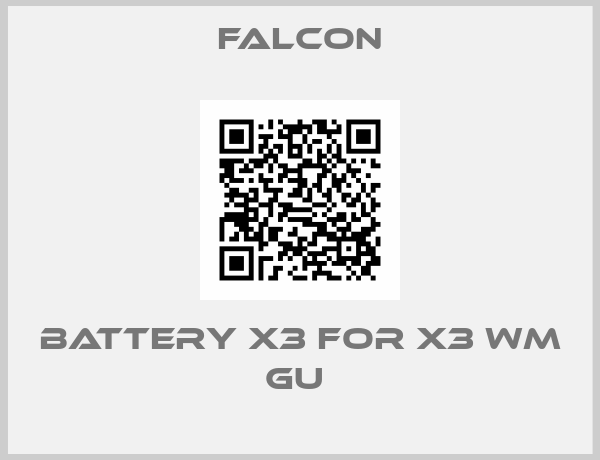 Falcon-battery X3 for X3 WM GU 