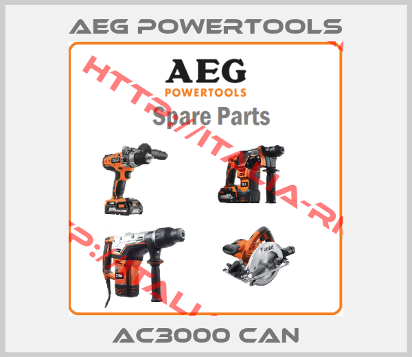 AEG Powertools-AC3000 CAN