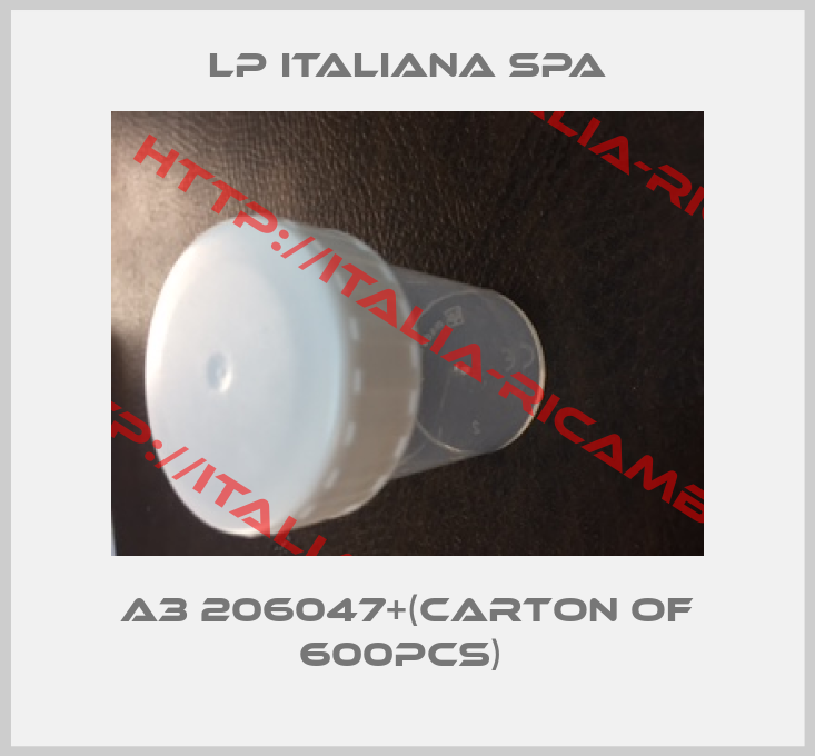 Lp Italiana Spa-A3 206047+(carton of 600pcs) 