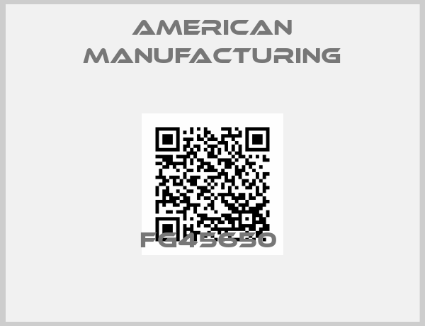 American Manufacturing-FG45650 