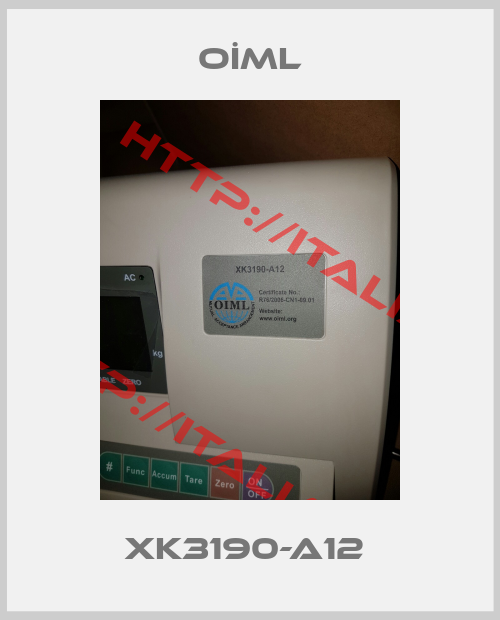 OİML-XK3190-A12 