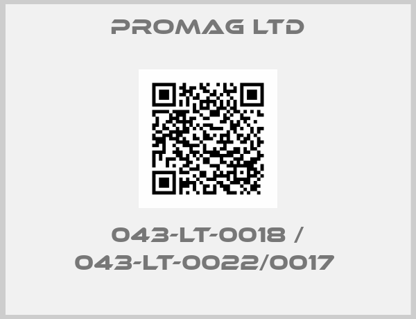 ProMag Ltd-043-LT-0018 / 043-LT-0022/0017 