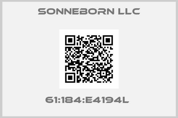 Sonneborn Llc-61:184:E4194L 