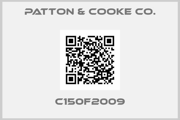 Patton & Cooke Co.-C150F2009
