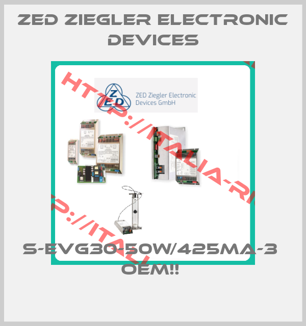 ZED Ziegler Electronic Devices-S-EVG30-50W/425mA-3  OEM!! 